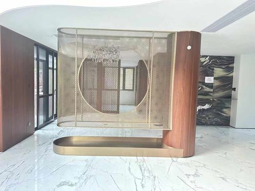 Partitions en acier inoxydable sur mesure pour villas privées