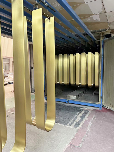 Foshan Mingxinlong Stainless Steel Co., Ltd. ligne de production du fabricant