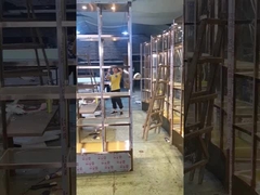 Vitrine d'affichage de réfrigérateur de présentoir de vin de meubles de salon de barre d'armoire à vin