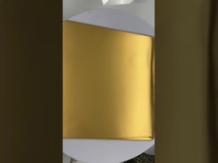 miroir feuilles d'acier inoxydable d'or rouge rouge-