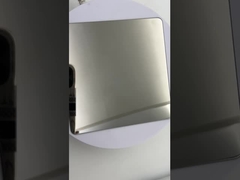 feuilles en acier inoxydable de couleur pistolet miroir