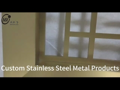 Champagne Gold Laser Grid Décoratif Moderne Privé Metall Screen Partition & Diviseur de salle