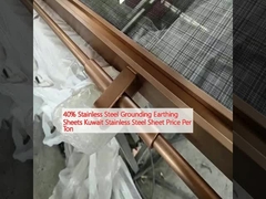 40% de tôles de mise à la terre en acier inoxydable Le prix par tonne de tôle en acier inoxydable au Koweït
