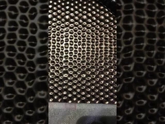 Modèle de nid d'abeille en feuille d'acier inoxydable en brousse antique en relief