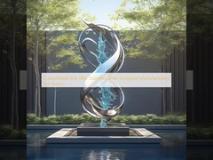 Fabricants de sculptures en acier inoxydable 304 316L sur mesure pour l' intérieur