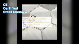 Qualité d'exportation de mosaïque en acier inoxydable certifiée CE