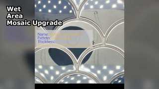 Mosaïque marine en acier inoxydable pour zones humides