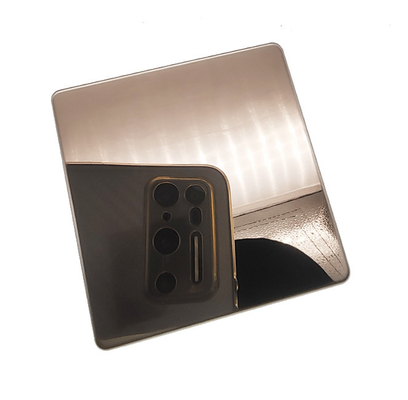 feuille d'acier inoxydable colorée par bronze 8K pour la décoration intérieure anti- revêtement d'empreinte digitale