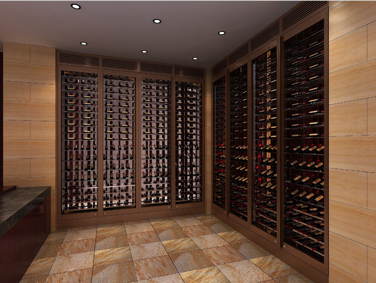 Meubles vivants de Cabinet thermoélectrique à la maison moderne de vin d'OEM