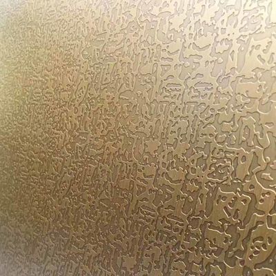 Bon prix Le modèle libre de la catégorie 304 a gravé à l'eau-forte la feuille de cuivre antique d'acier inoxydable pour la porte en ligne