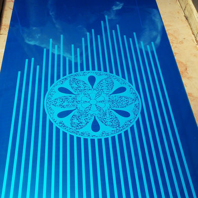 Bon prix L'or a gravé à l'eau-forte les modèles épais colorés de miroir de la feuille 0.5MM d'acier inoxydable en ligne