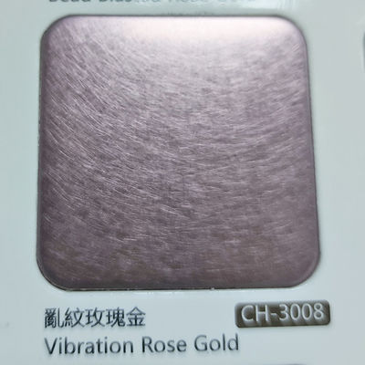 Bon prix Vibration Finition couleur tôle en acier inoxydable PVD titane en ligne