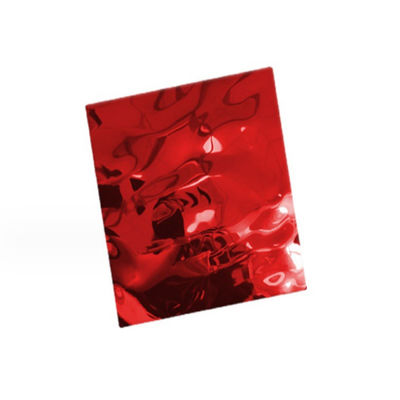 Bon prix Plafond coloré ondulations d'eau décorative feuille d'acier inoxydable 304 panneau de mur métallique Pour l'hôtel KTV en ligne