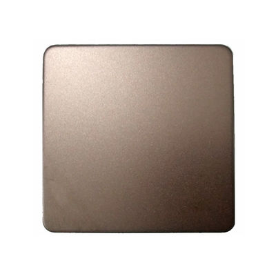 Bon prix Port d'ascenseur en acier inoxydable design sablé or rose brun foncé en ligne