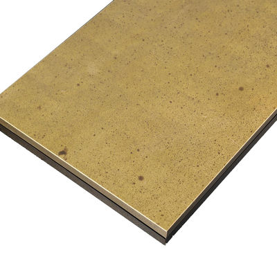 Bon prix 316L revêtement vintage peinture ancienne ancienne couleur or feuille d'acier inoxydable pour ascenseur voiture en ligne