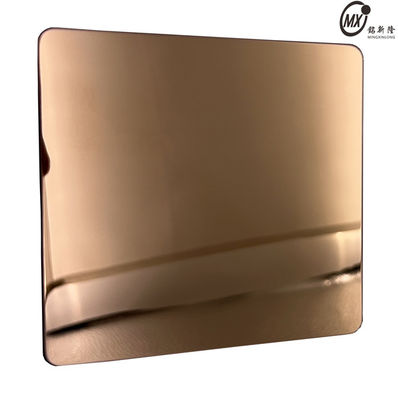 Bon prix Plaque en acier inoxydable de haute qualité SUS 304 201 316 8k miroir bronze pour la décoration intérieure et extérieure en ligne