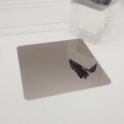 Bon prix Plaque en acier inoxydable 304 Plaque de couleur café Surface du miroir en ligne