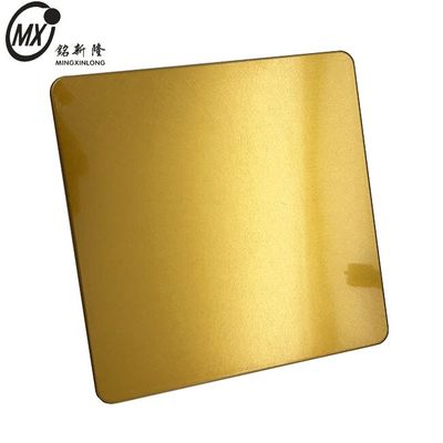 Bon prix Décoration laminée à chaud Couleur Plaque en acier inoxydable Vibration Or rouge en ligne