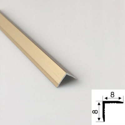 Bon prix 304 personnalisé en forme de V couleur or coiffure brossée en acier inoxydable garniture 201 en acier inoxydable en ligne