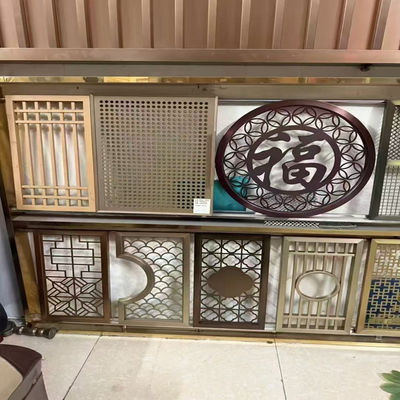 Bon prix Partition Divdier 304 en acier inoxydable or Couleur personnalisée Taille planche de découpe en titane or feuilles de stell inoxydable en ligne