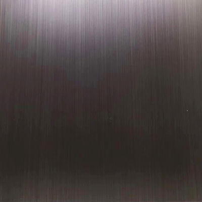 Bon prix 0.5 1.5 2.5 mm épaisseur revêtement Pvd ancienne coiffure brossée décorative en acier inoxydable en ligne