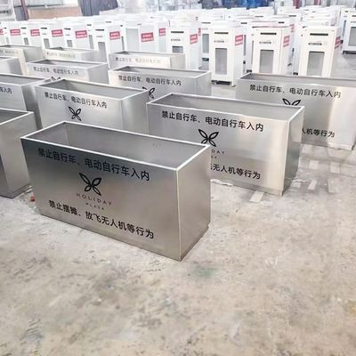 Custom Color Stainless Steel Powder Coated Aluminum Planters For Upgrade Garden Project