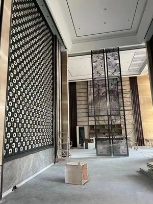 Bon prix Panneau murale en acier inoxydable 3D Conception contemporaine gravée au laser en ligne