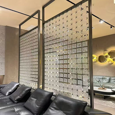 Bon prix gold 201 304 factory price Metal Frame Stainless Steel Screen With Glass Home Furniture en ligne