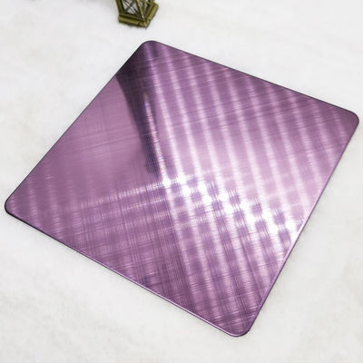 Bon prix Décoration croisée de mur de feuille de Rose Red Color Stainless Steel de délié de la catégorie 304 en ligne