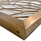 Délié H3m Rose Gold Room Divider de séparation d'écran d'acier inoxydable en métal SUS304