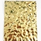 Feuille d'acier inoxydable d'ondulation de l'eau de couleur d'or de miroir pour la décoration de plafond