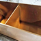 Cabinet de mur de meuble de rangement d'acier inoxydable en métal d'ODM ISO9001 construit dans des créneaux d'acier inoxydable d'alcôve