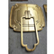 poignée de porte en laiton épaisse de 40mm pour graver le cuivre d'antiquité de finition de vibration en bronze