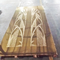 La couleur de gravure à l'eau-forte d'Aisi de feuille d'acier inoxydable de PVD a enduit l'ascenseur décoratif d'or