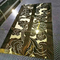 La couleur de gravure à l'eau-forte d'Aisi de feuille d'acier inoxydable de PVD a enduit l'ascenseur décoratif d'or