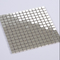 Argent de petites particules 304 tuiles de mosaïque d'acier inoxydable pour la salle de bains