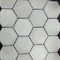 201 304 316l argent couleur hairline hexagone forme mosaïque en acier inoxydable pour la décoration murale