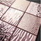 Tuile de mosaïque irrégulière en métal de conception pour la barre extérieure