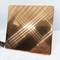 délié coloré décoratif de croix d'en cuivre de la feuille 8K d'acier inoxydable de 0.5mm