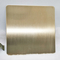 titane ligne inclinée d'électrodéposition de la feuille PVD de Champagne Gold Color Stainless Steel