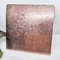 Feuilles enduites de vibration de perle de feuille d'acier inoxydable de couleur brune de 4*10ft