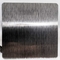 La feuille PVD d'acier inoxydable de couleur de noir de délié du satin SS430 a enduit