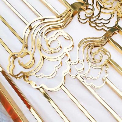 Bon prix diviseur de pièce reflété par séparation d'écran d'acier inoxydable de 500*3000mm AISI 316 d'intérieur en ligne