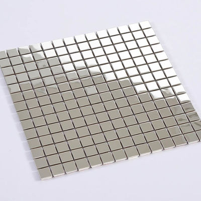 Bon prix Tuiles de mosaïque d'acier inoxydable en métal de rectangle de délié Backsplash Wearproof en ligne