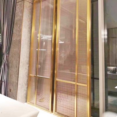 Bon prix L'écran d'intérieur d'acier inoxydable de W450mm H2800mm divisent le délié décoratif de panneaux en métal en ligne