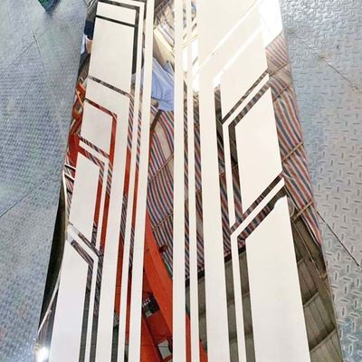 Bon prix Feuille de gravure à l'eau-forte acide d'acier inoxydable de couleur d'or pour l'ascenseur en ligne