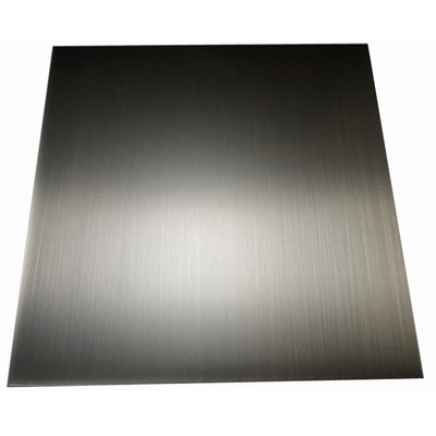 Feuille en bronze antique noire Main-balayée d'acier inoxydable de couleur pour la conception intérieure