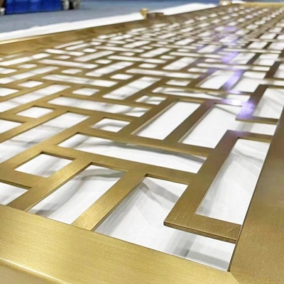 Diviseur de pièce de laiton de la séparation 3mm d'écran d'acier inoxydable d'AISI 304