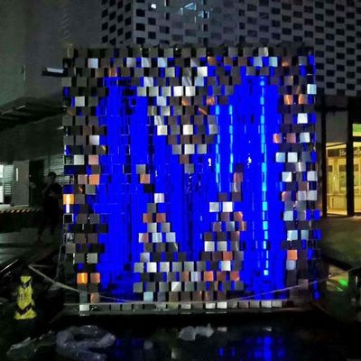 Bon prix Grands ornements de jardin de sculpture abstraite en acier inoxydable d'ASTM gigaoctet JIS 304 en ligne