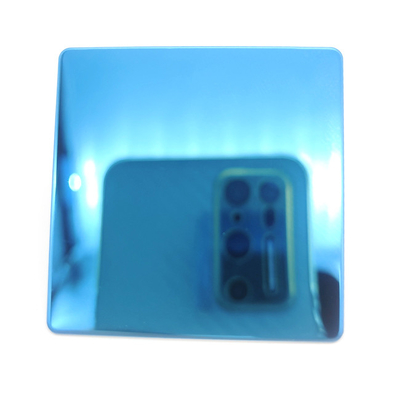 Couleur bleue colorée de la feuille 8K d'acier inoxydable pour le revêtement d'Anti-empreinte digitale de décoration intérieure de l'hôtel KTV